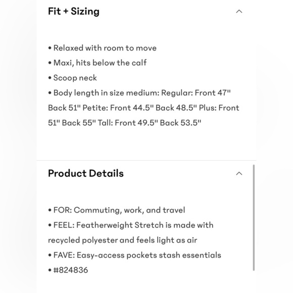 NWT Athleta Presidio Traveler Navy Maxi Dress Size S/P - Picture 8 of 8